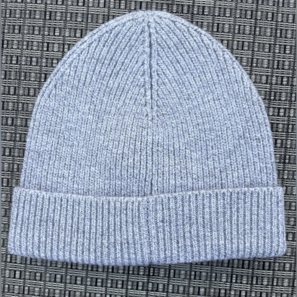 ❌SOLD❌ BNWT - RAG & BONE Ribbed Wool Beanie Grey Melange - Picture 2 of 8